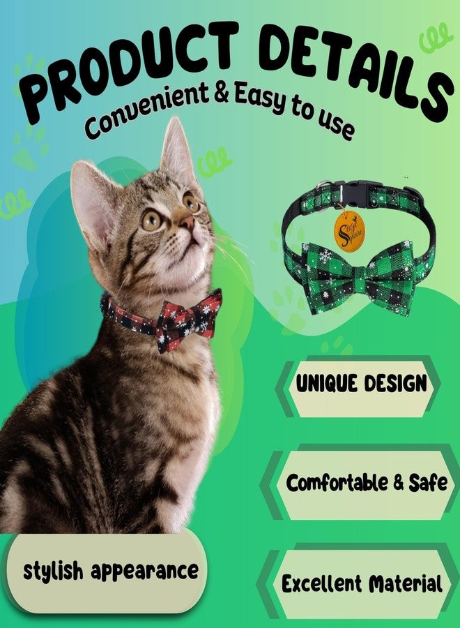 سايج سكوير طوق أنيق ومريح للحيوانات الأليفة من سيج، مزين بطبعة دجاج مربعة وجرس - مصنوع من مادة متينة مع مشبك سريع الفتح، مثالي للاستخدام اليومي، متوفر بألوان متعددة (عشوائية). - Image 3